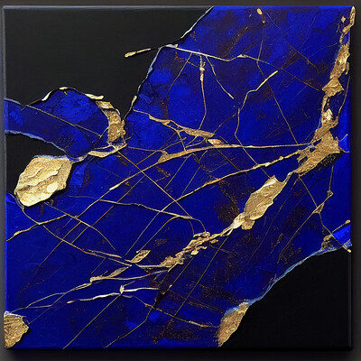 Windwatercloud troberts4 an oil painting of lapis lazuli and gold accents on b 2a0a9cbb 7370 4dfc 85af b9579081568d