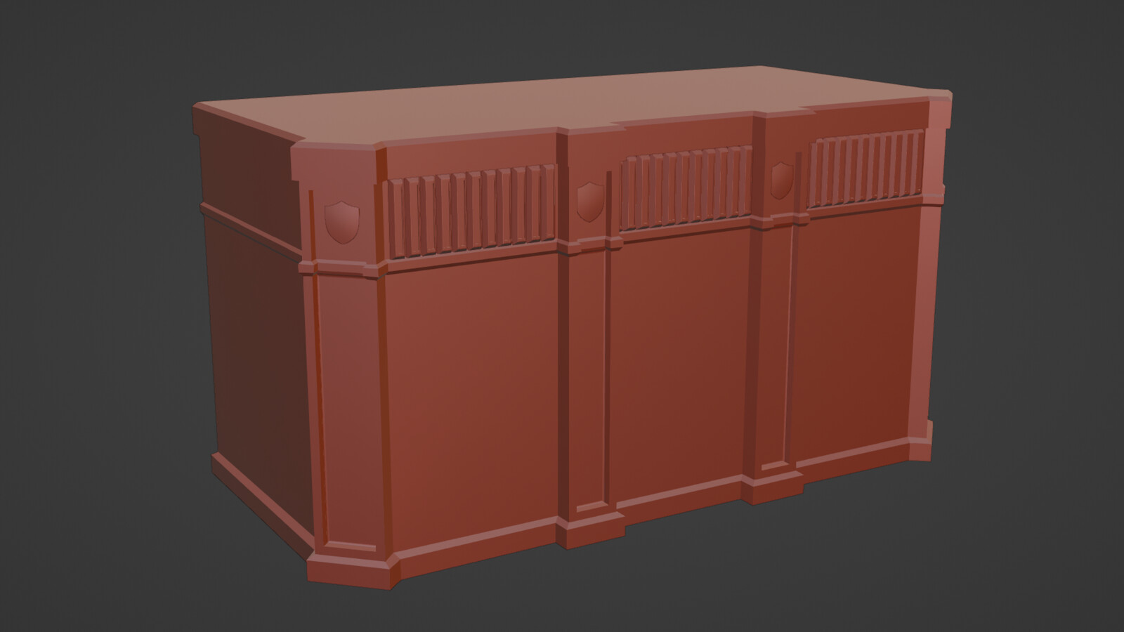 Old-fashioned desk