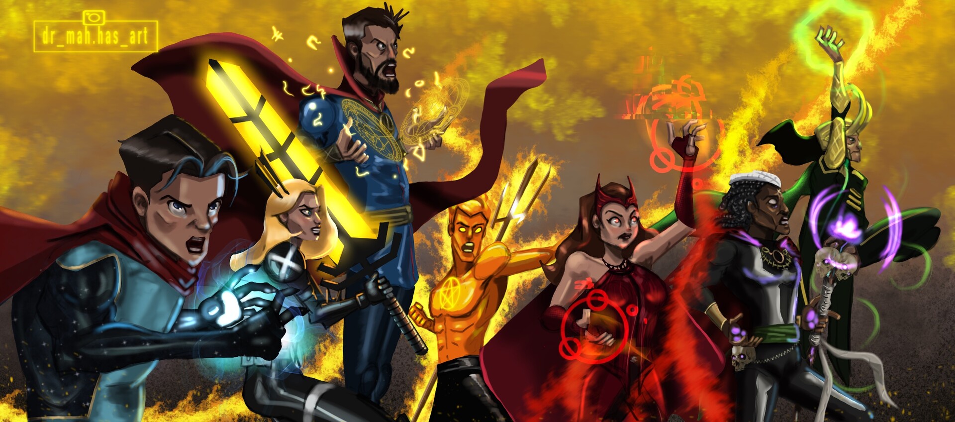 ArtStation Marvel Magic Users ArtStation Marvel Magic Users