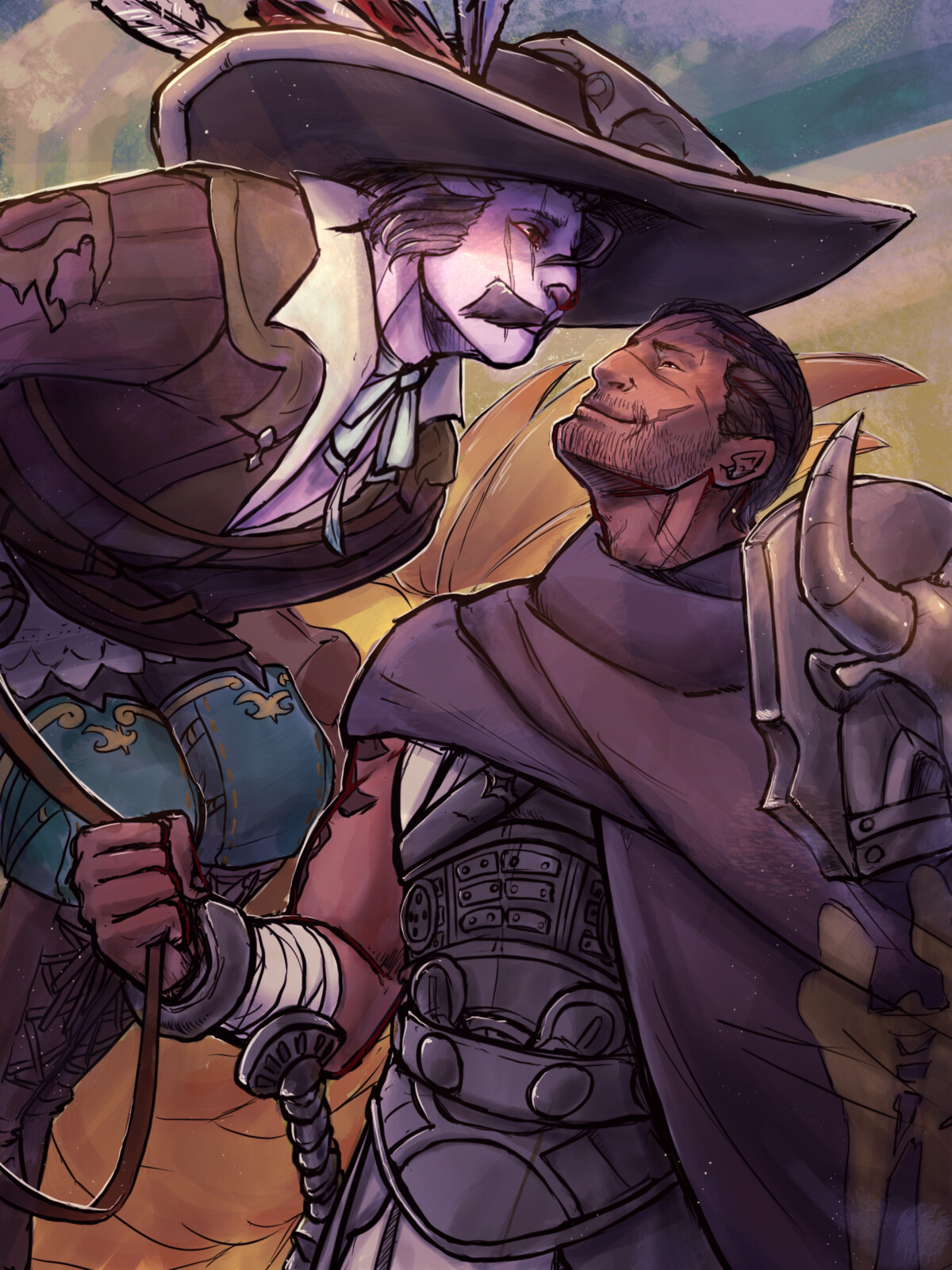 Darya Grinait FFXIV Painting