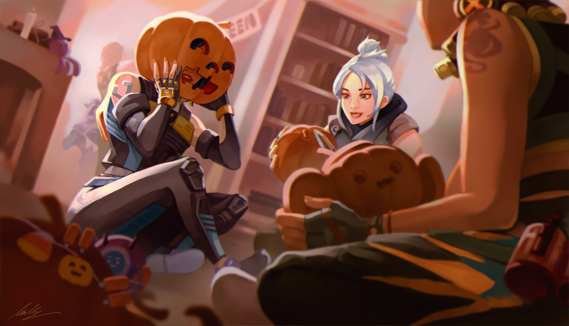 ArtStation Halloween Valorant fan art