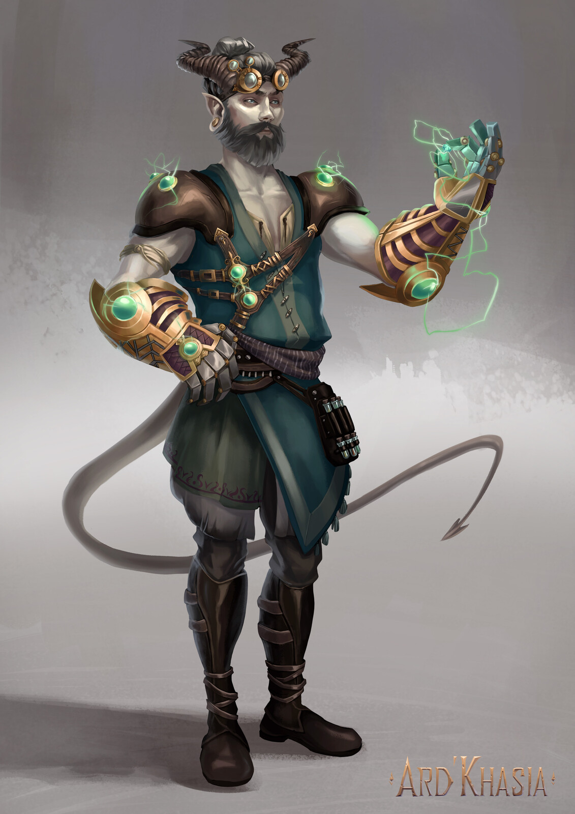 Aseir Sharara, tiefling artificer