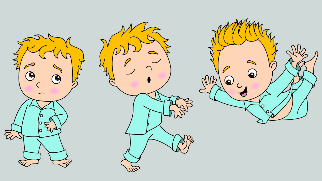 ARNON RAVITZ - boy in pajama different poses