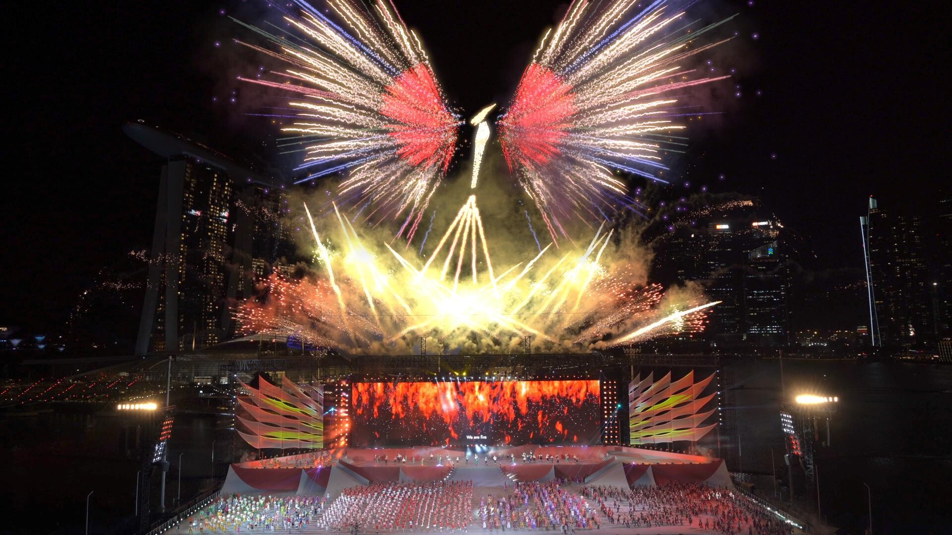 ArtStation NDP 2022 Phoenx fireworks