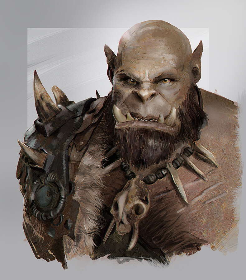 Étude d'1h30 de l'orc Orgrim