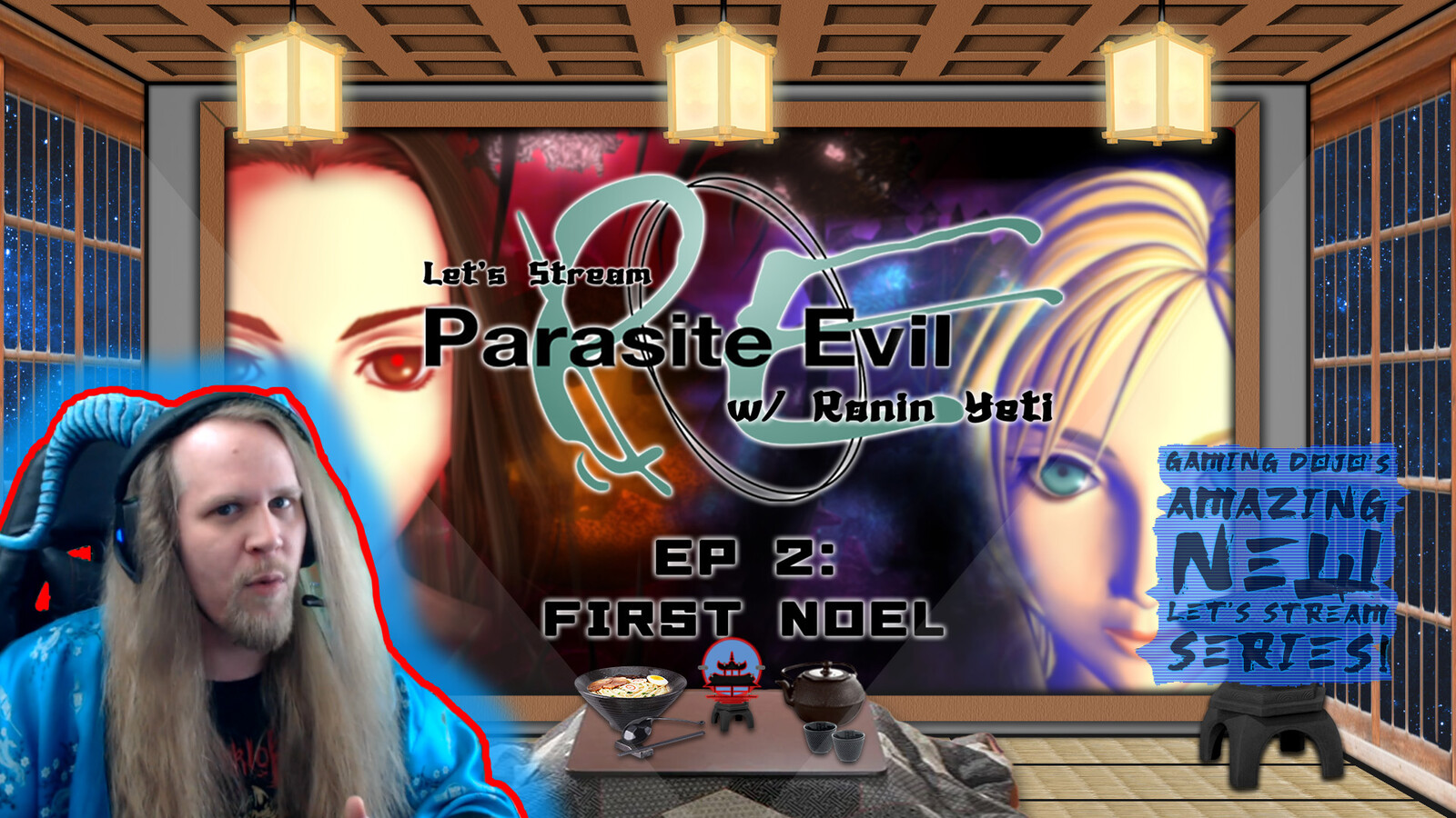 "Let's Stream Parasite Evil" Episode 2 Image | Ronin Yeti Twitch Streaming