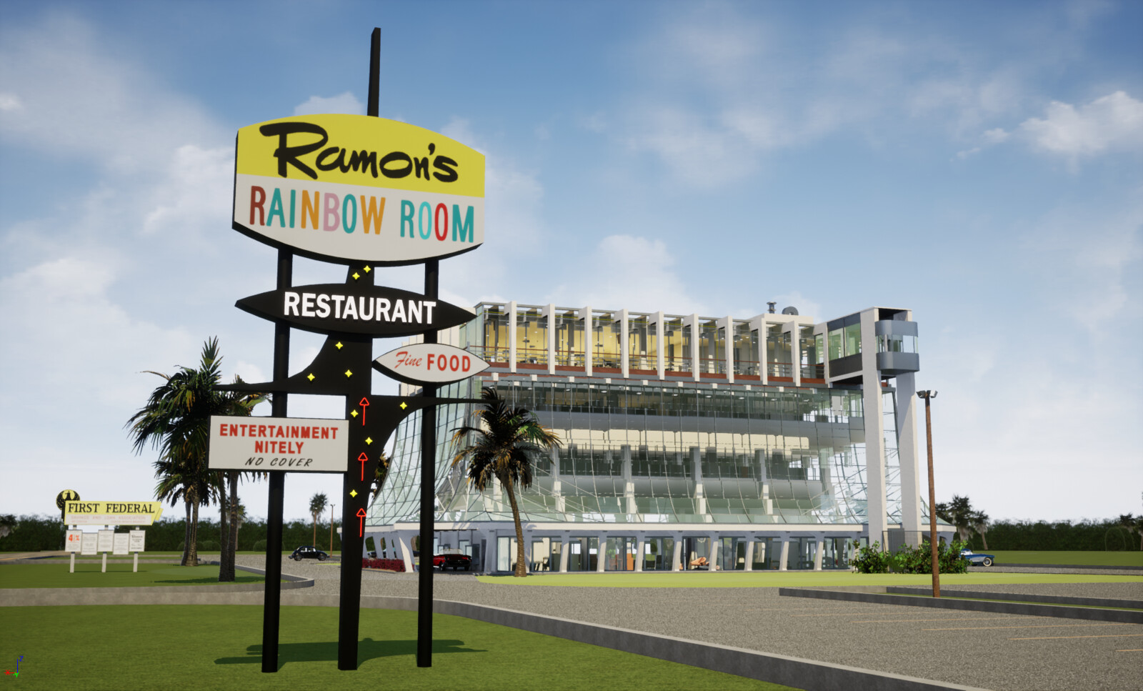 Ramon's Rainbow Room- Sign