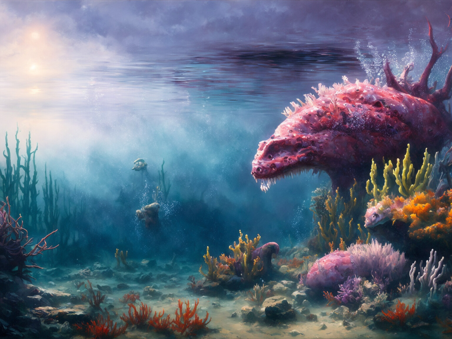 underwater