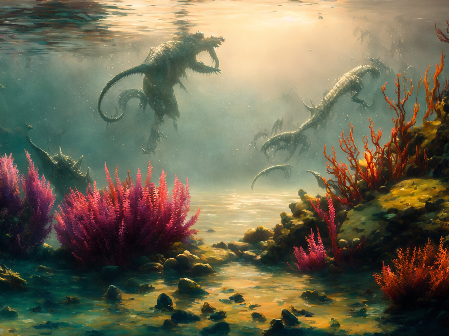 underwater