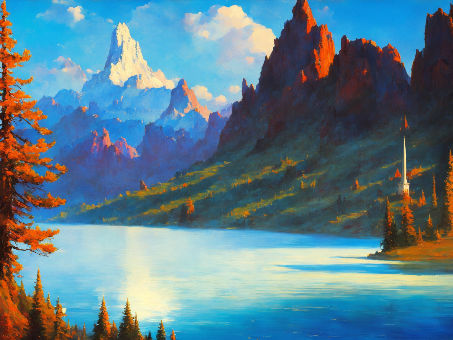 mountain lake