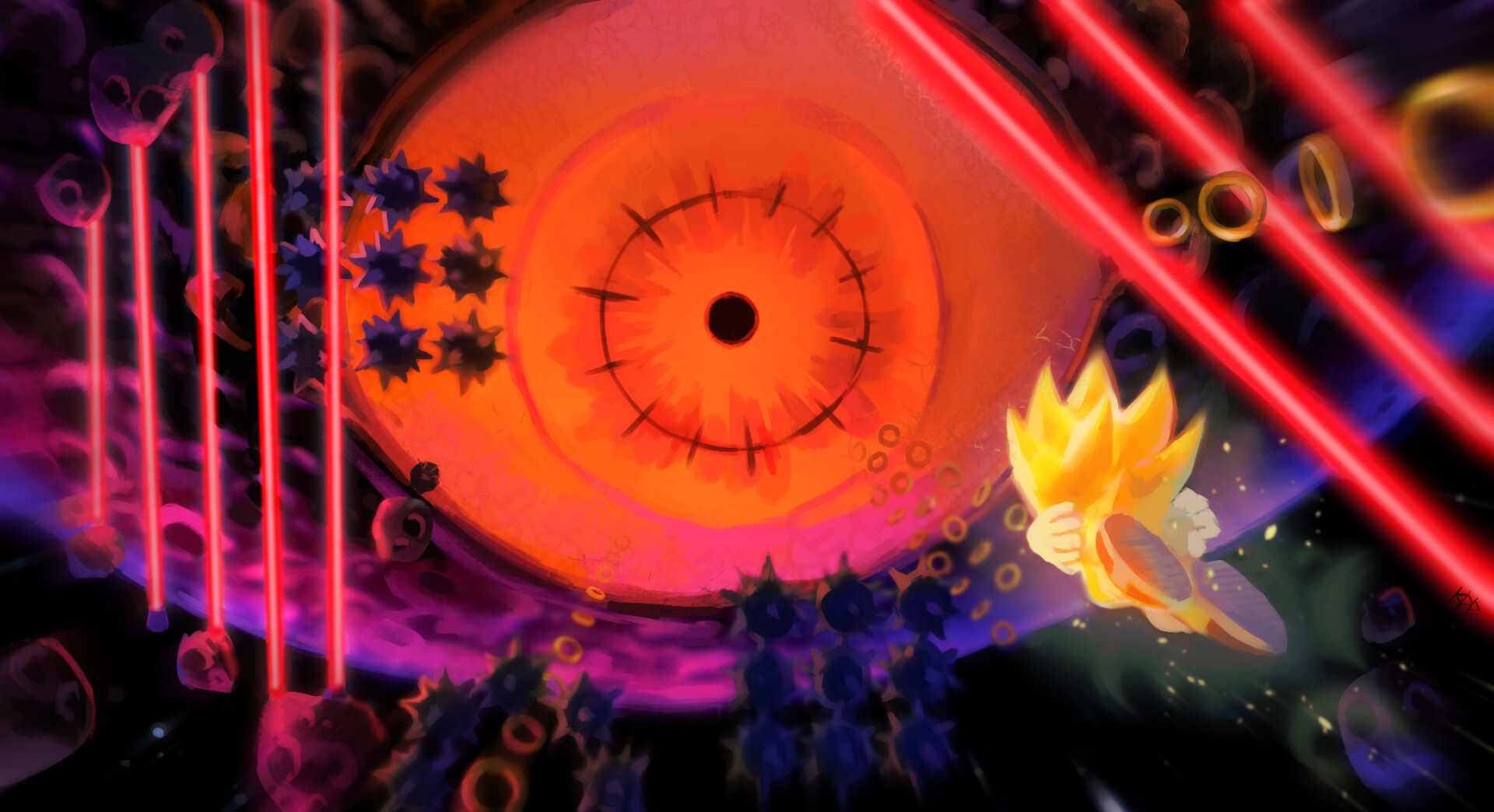 ArtStation - Sonic Frontiers Final Boss [Reimagined]