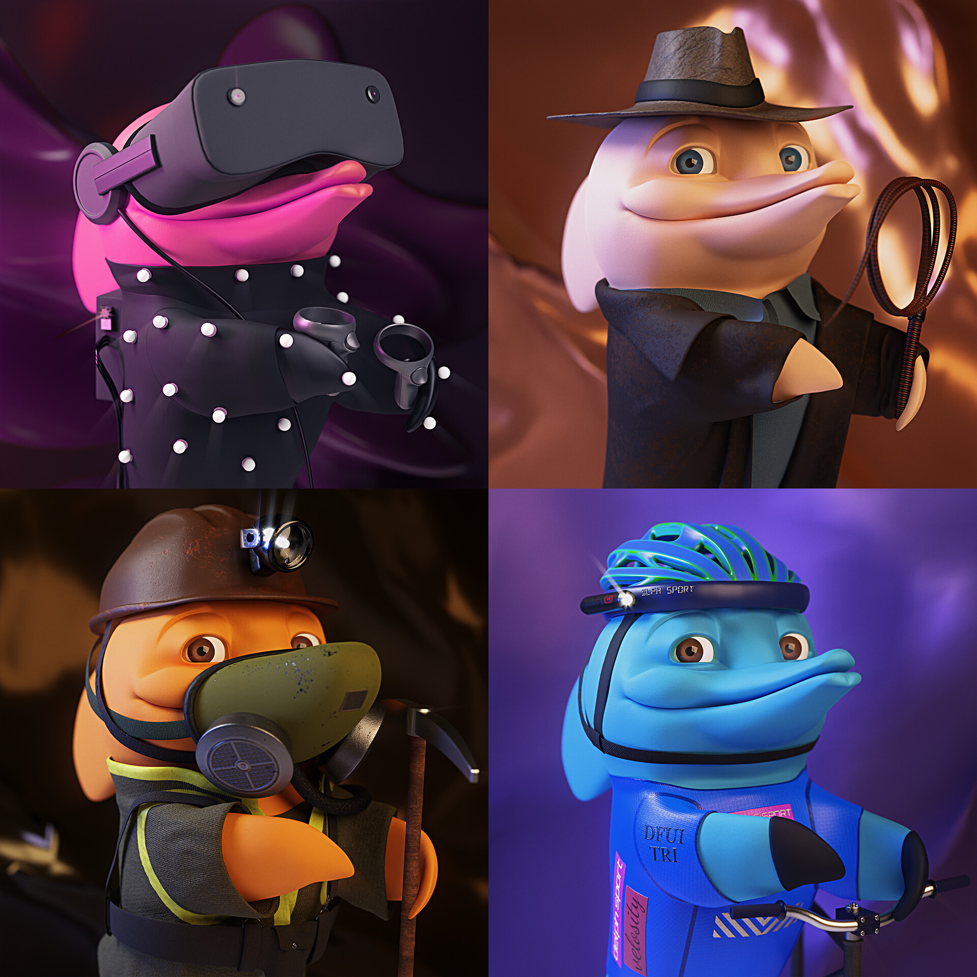 ArtStation dolphins NFT part 3