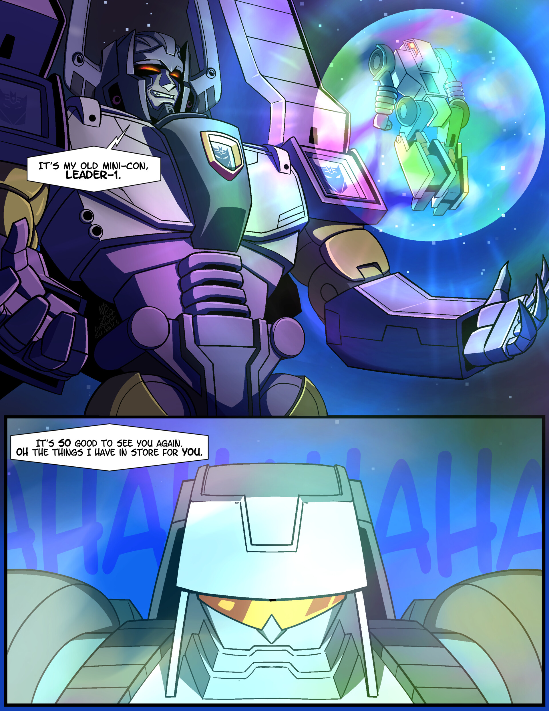 ArtStation Armada Redrawn Megatron's MiniCon