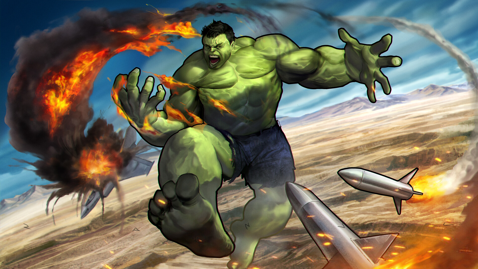Hulk Smash Hd Wallpaper
