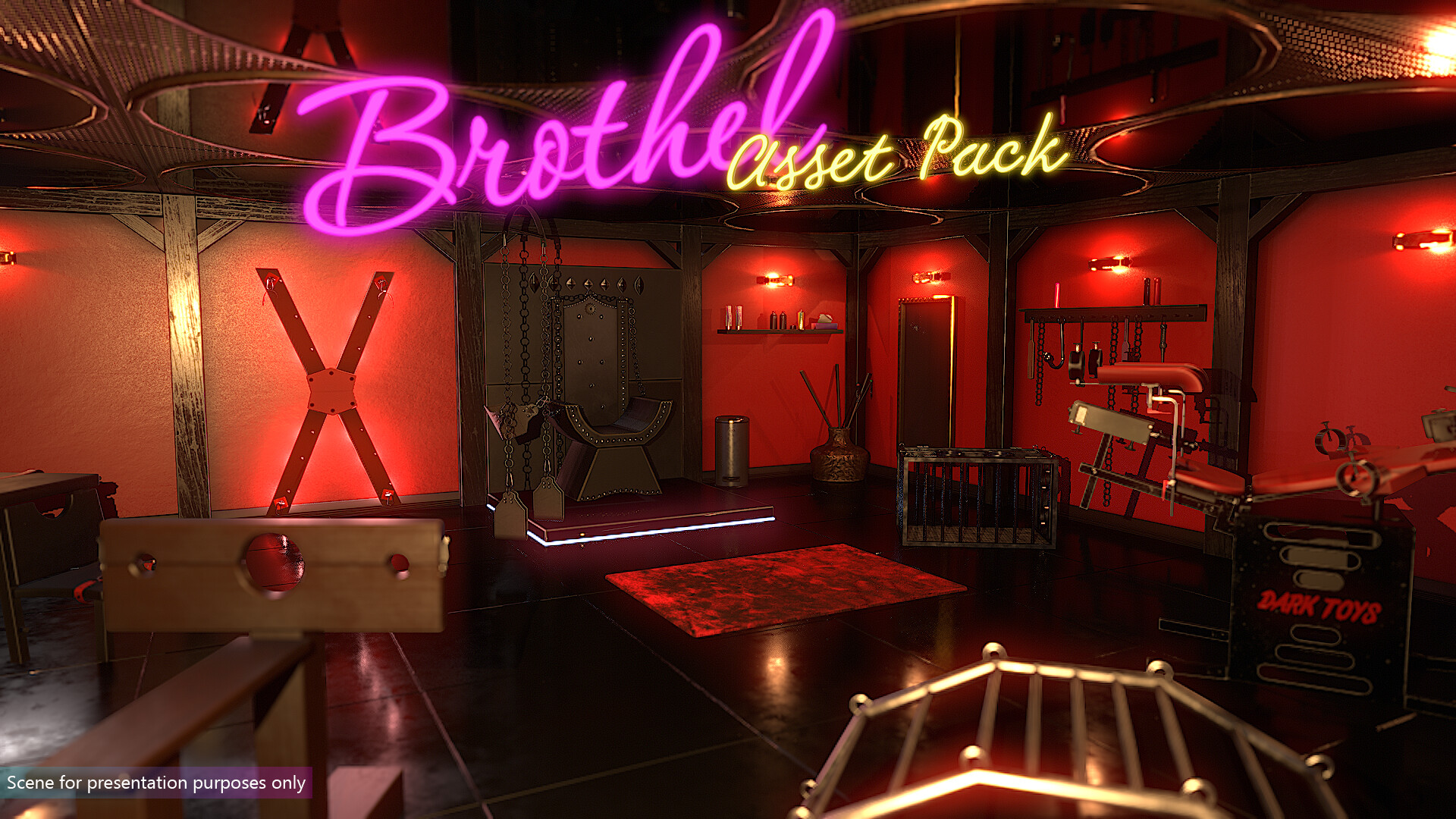 ArtStation - Low-Poly Brothel Pack