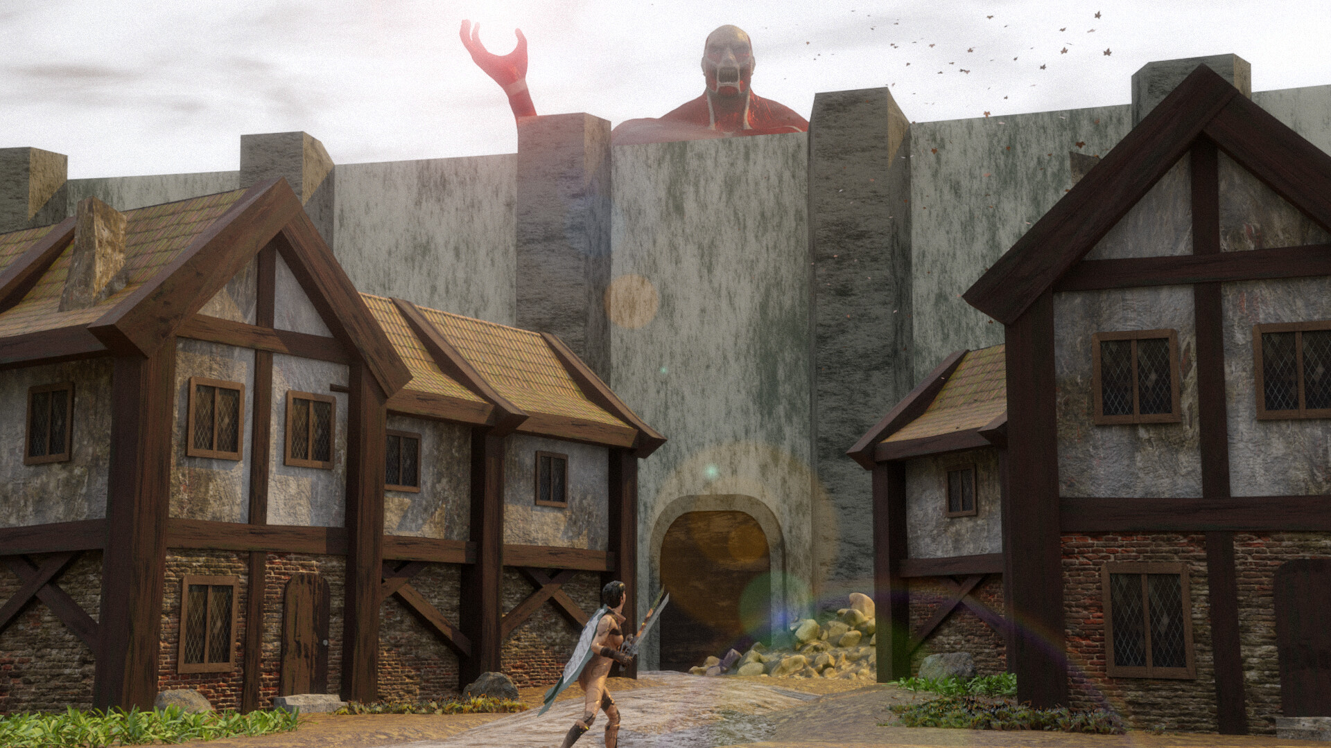 ArtStation Attack On Titan Realistic Render Style