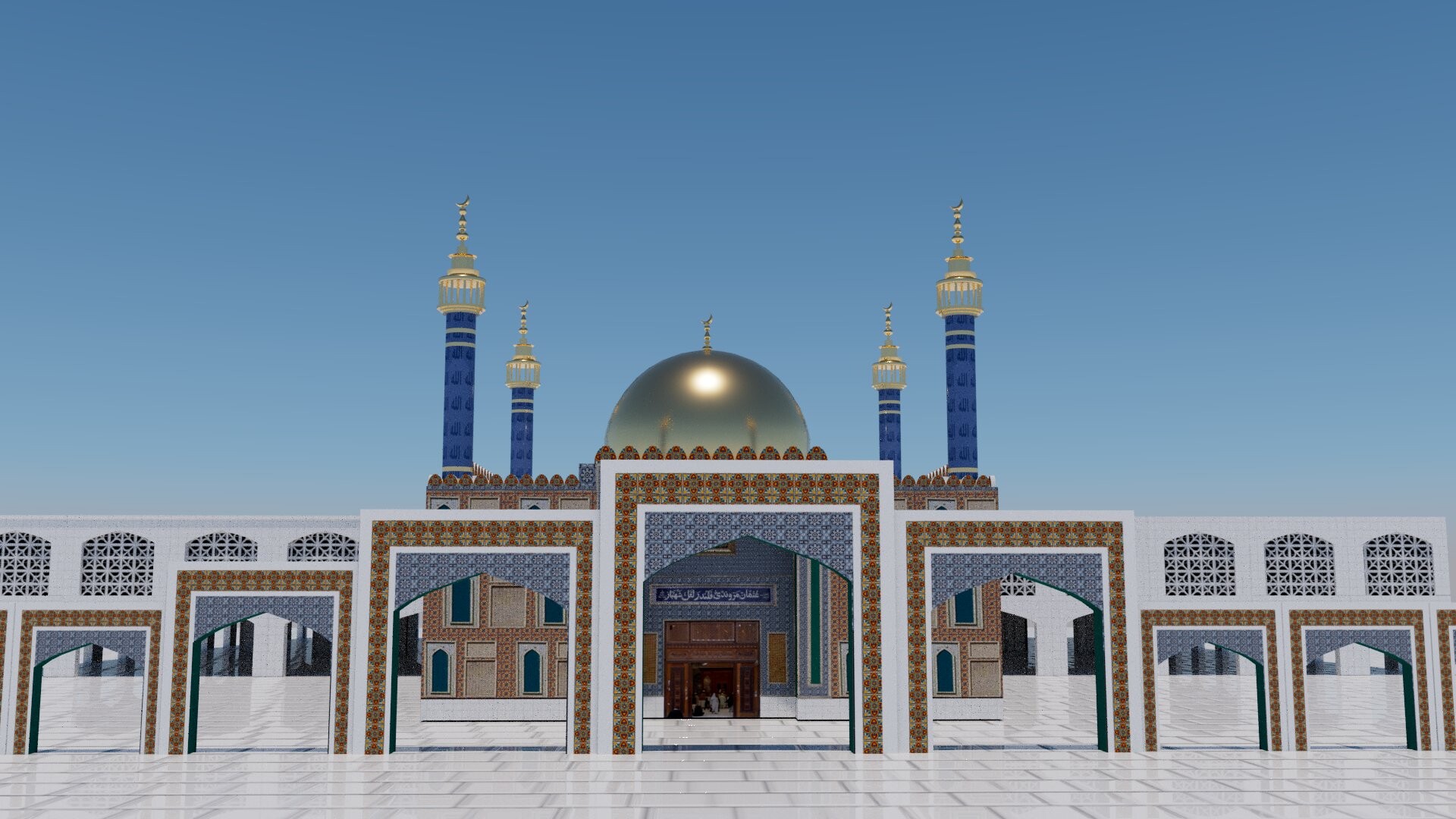 ArtStation - Lal shahbaz qalandar shrine 3D model