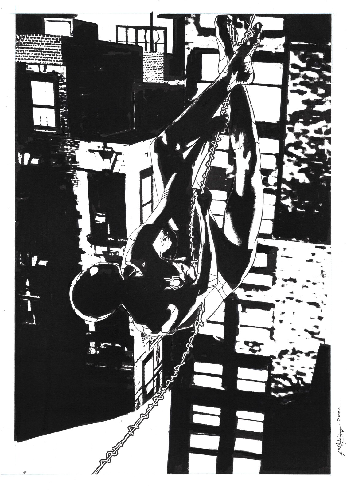 Spiderman - Ink on A3