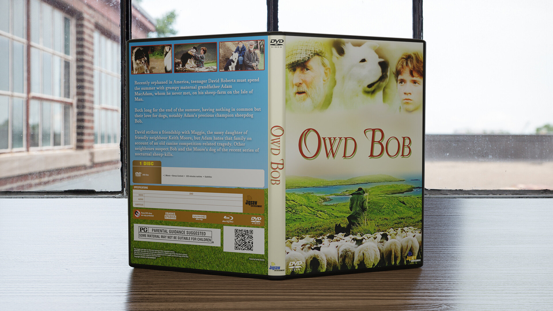Artstation owd bob 1998 custom dvd cover