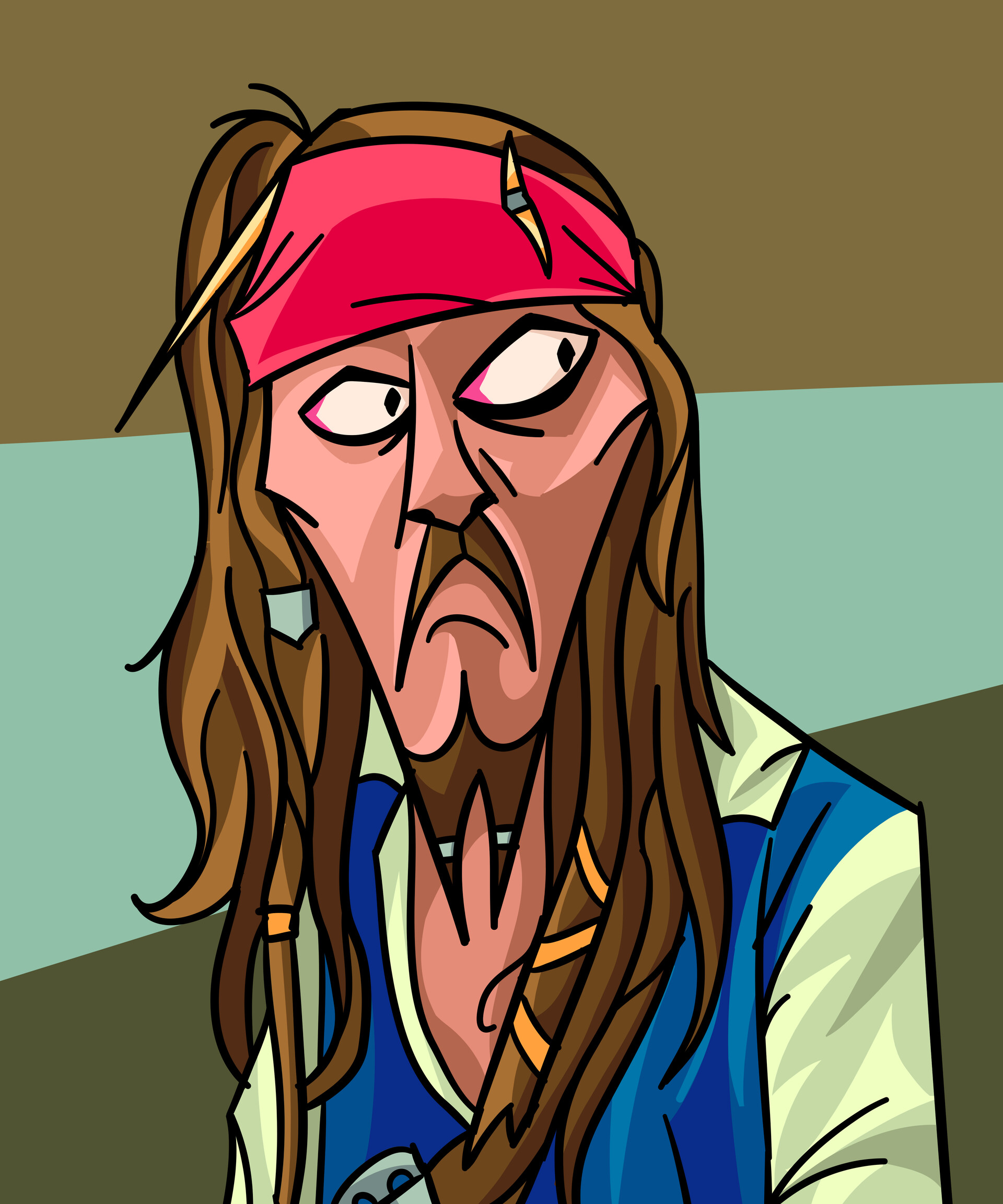 ArtStation - Cartoon portrait of Jack Sparrow