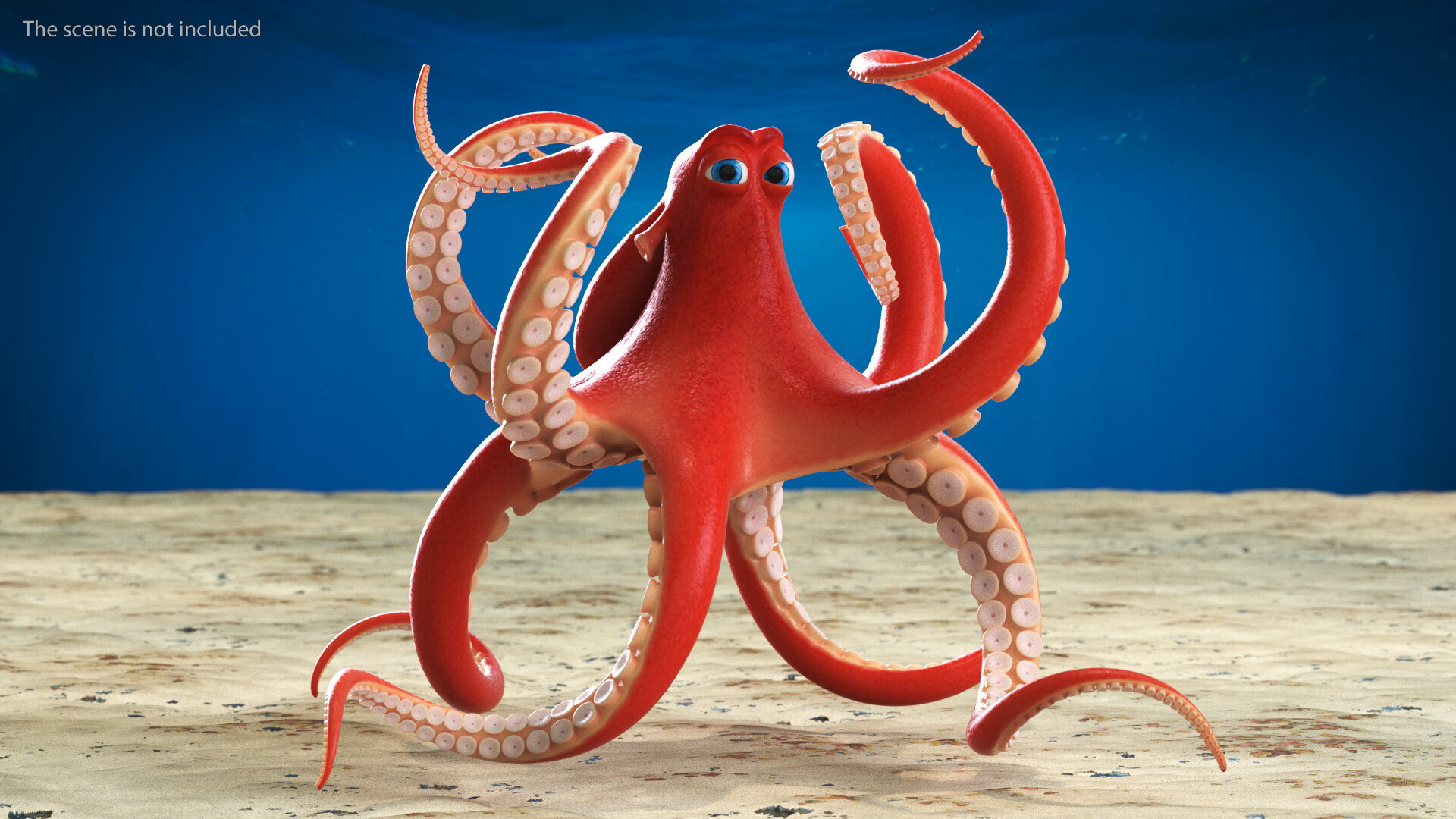 ArtStation - Octopus Cartoon Character Rigged model