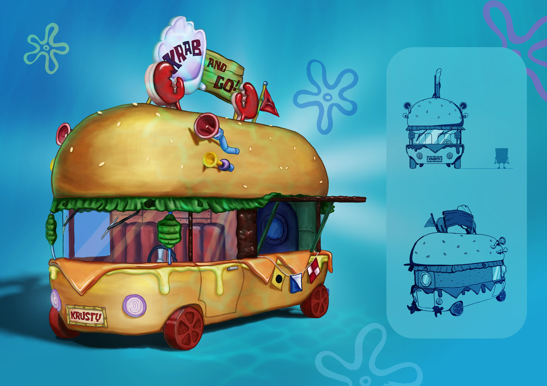 Amy Lee Krusty Krab Food Truck