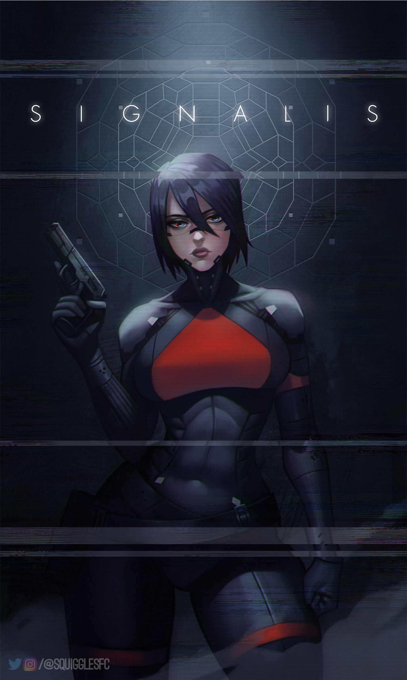 Artstation signalis fan art
