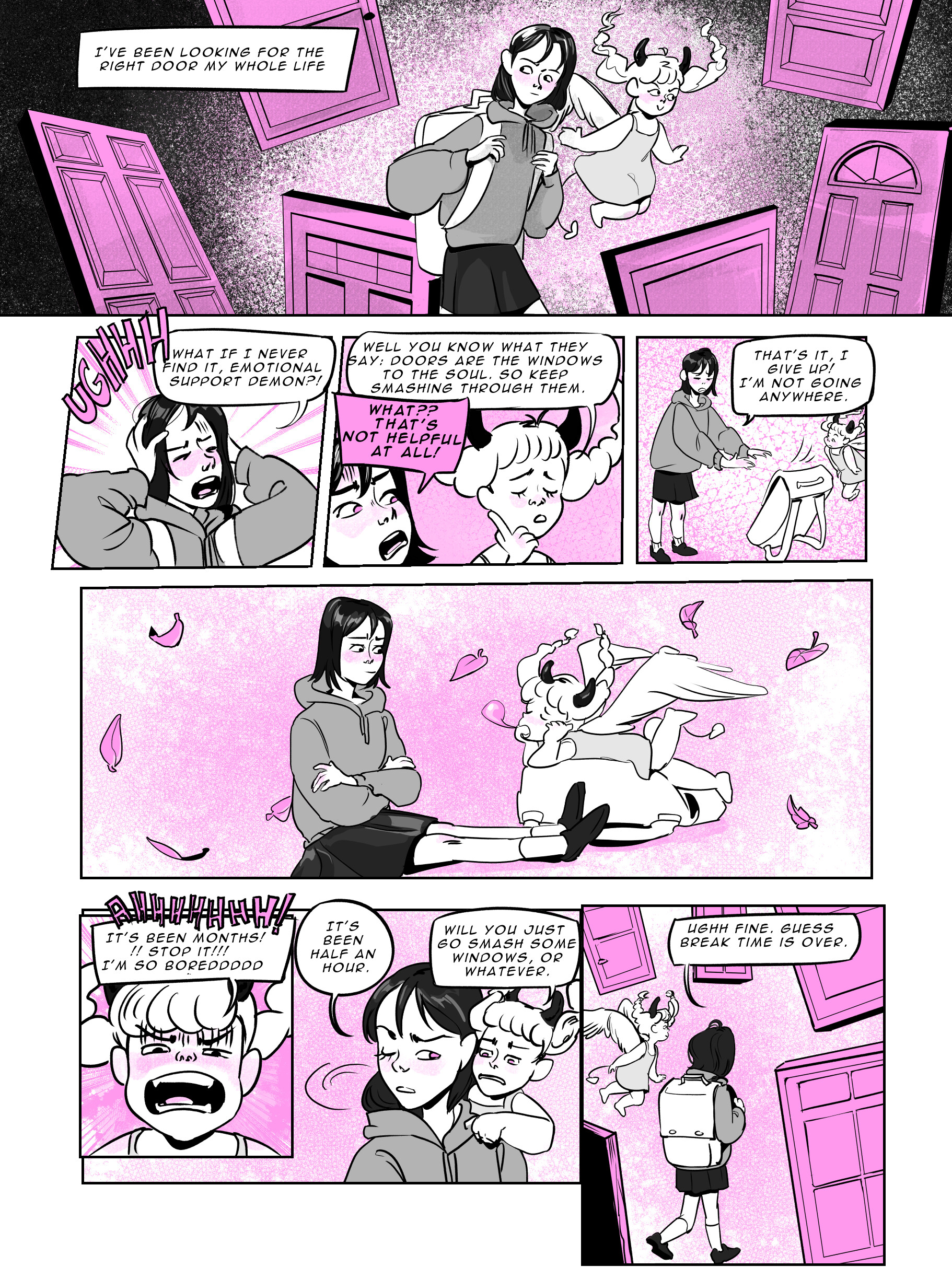 ArtStation 1000 Million Doors Comic Pages