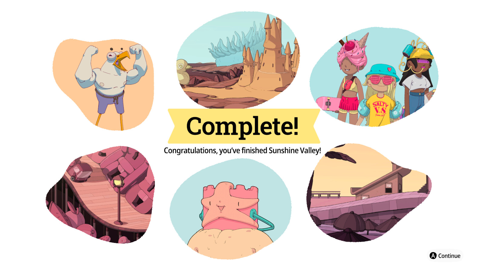 Completion Screen