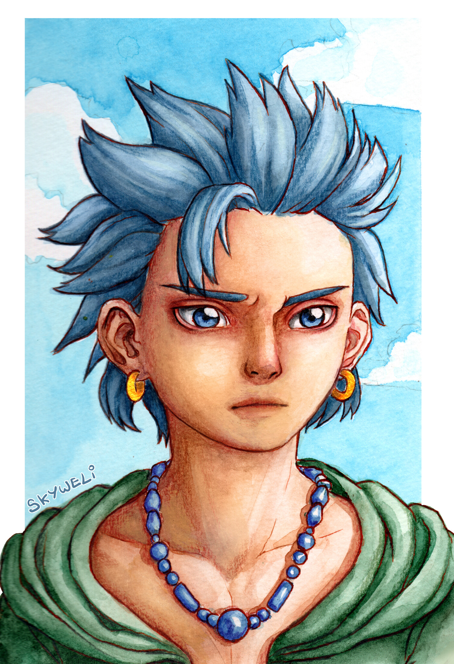 ArtStation Erik from Dragon Quest XI