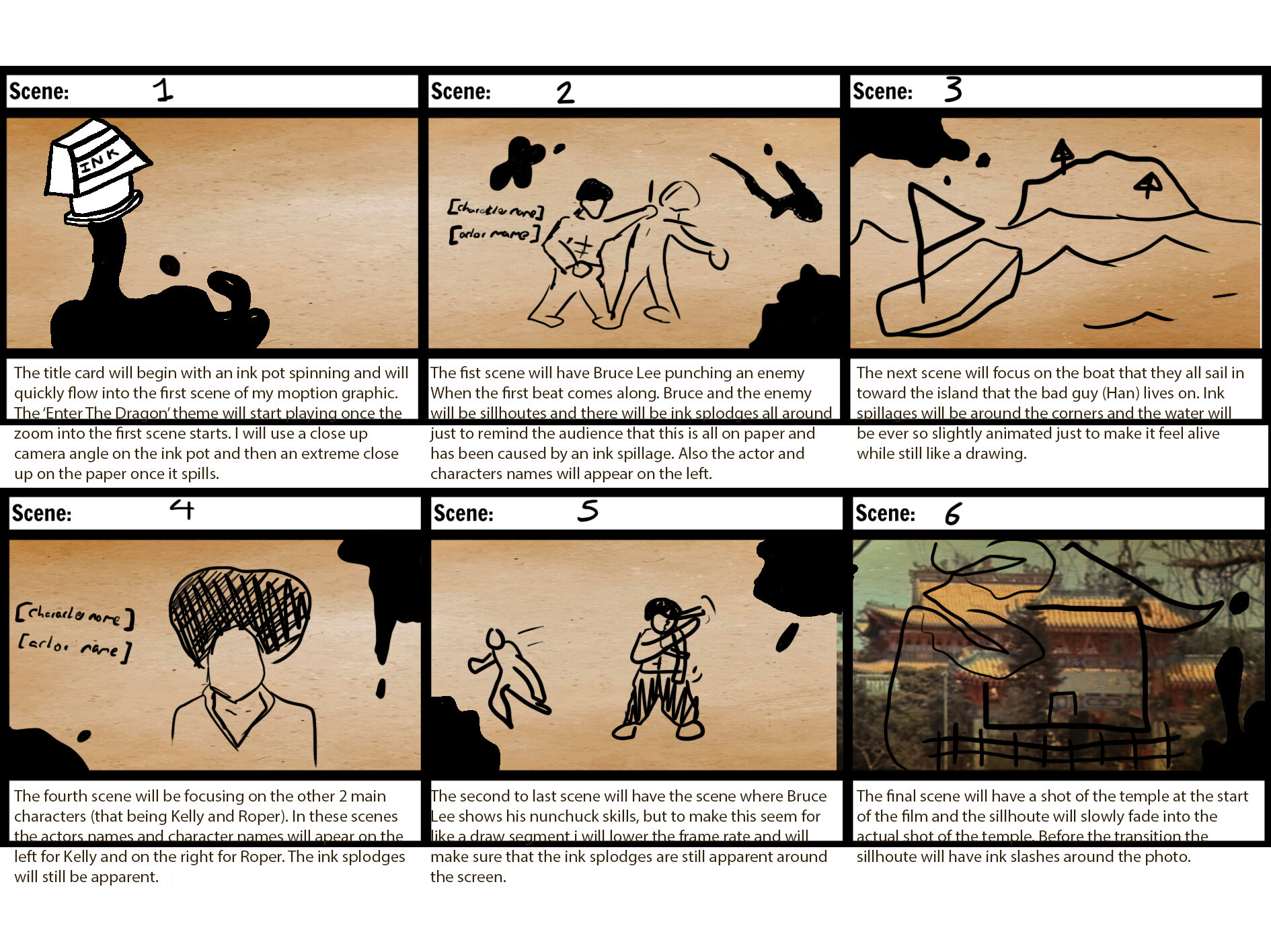 ArtStation Motion Graphic StoryBoard