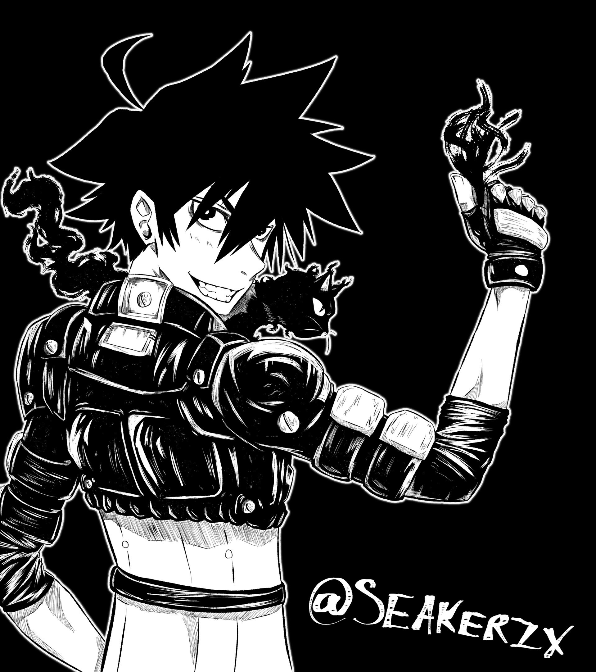 ArtStation Drawtober Day 4 Black Torch