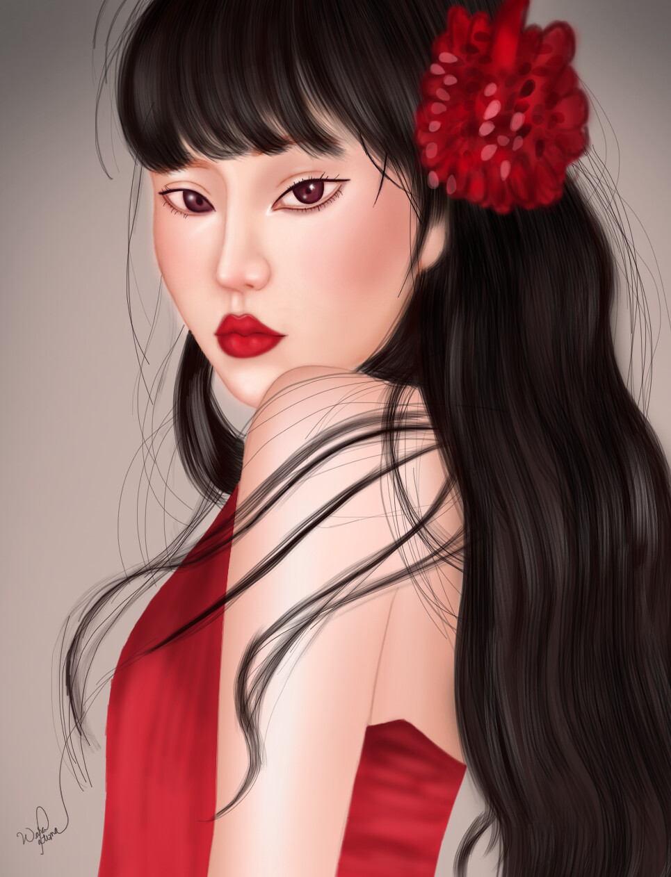 ArtStation China Rose