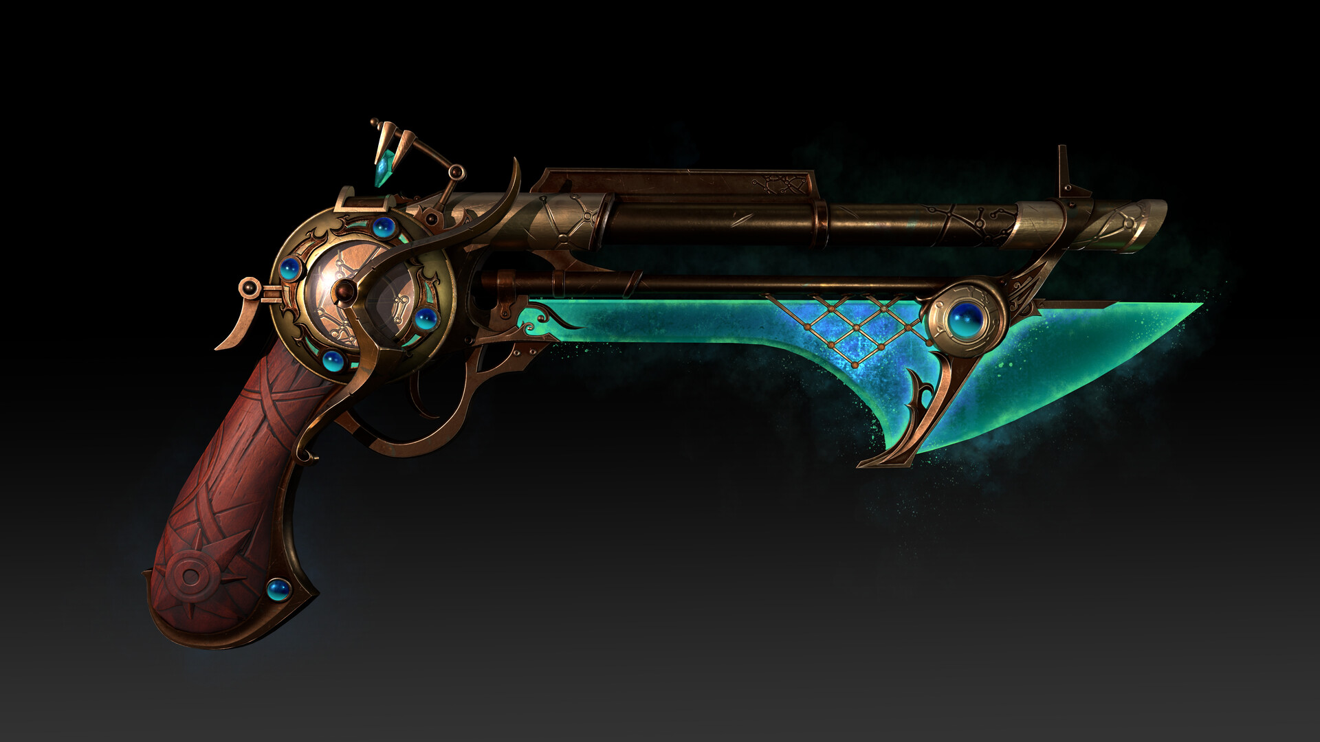 ArtStation magic gun ：Aquilian Lawgiver