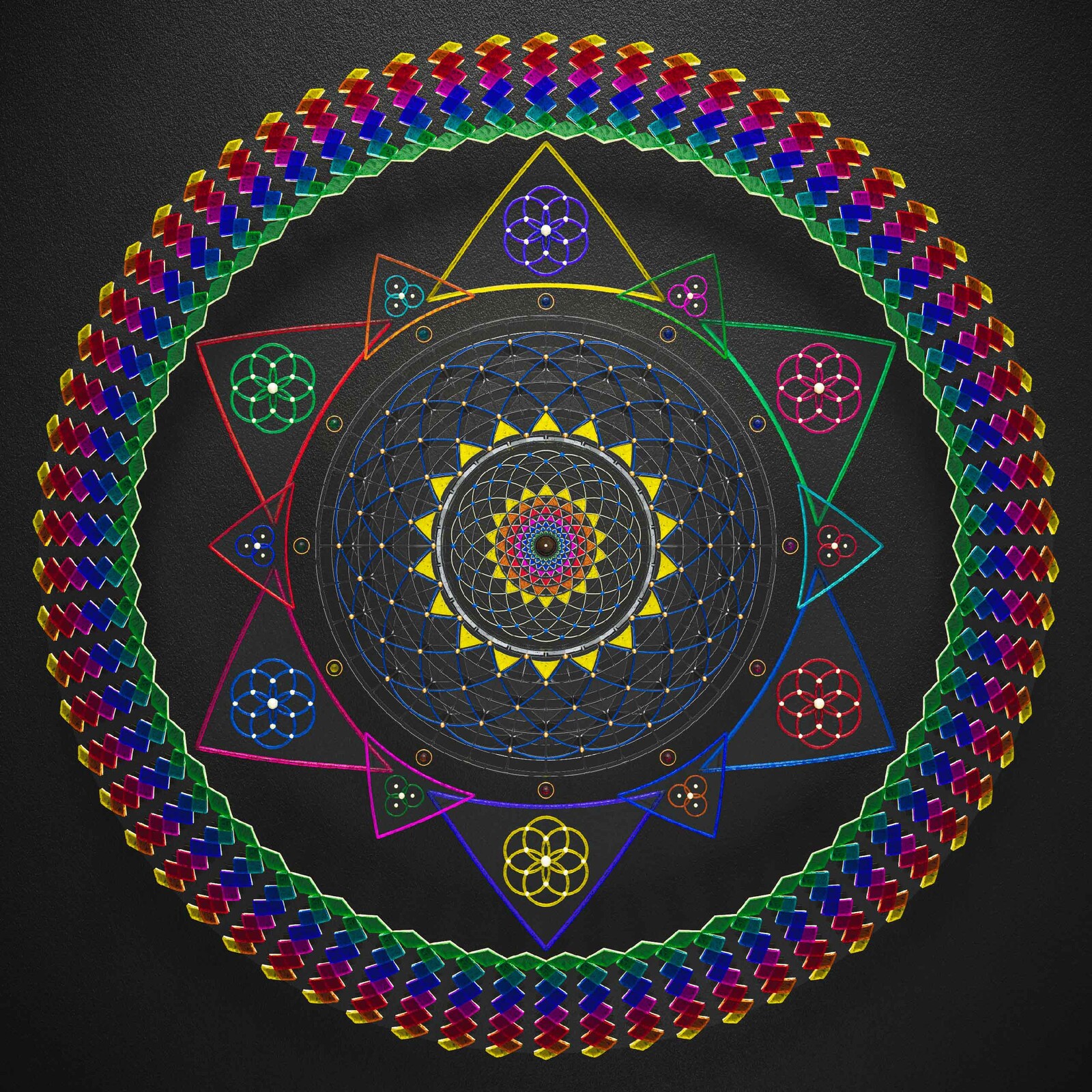 The mandala of blossoming