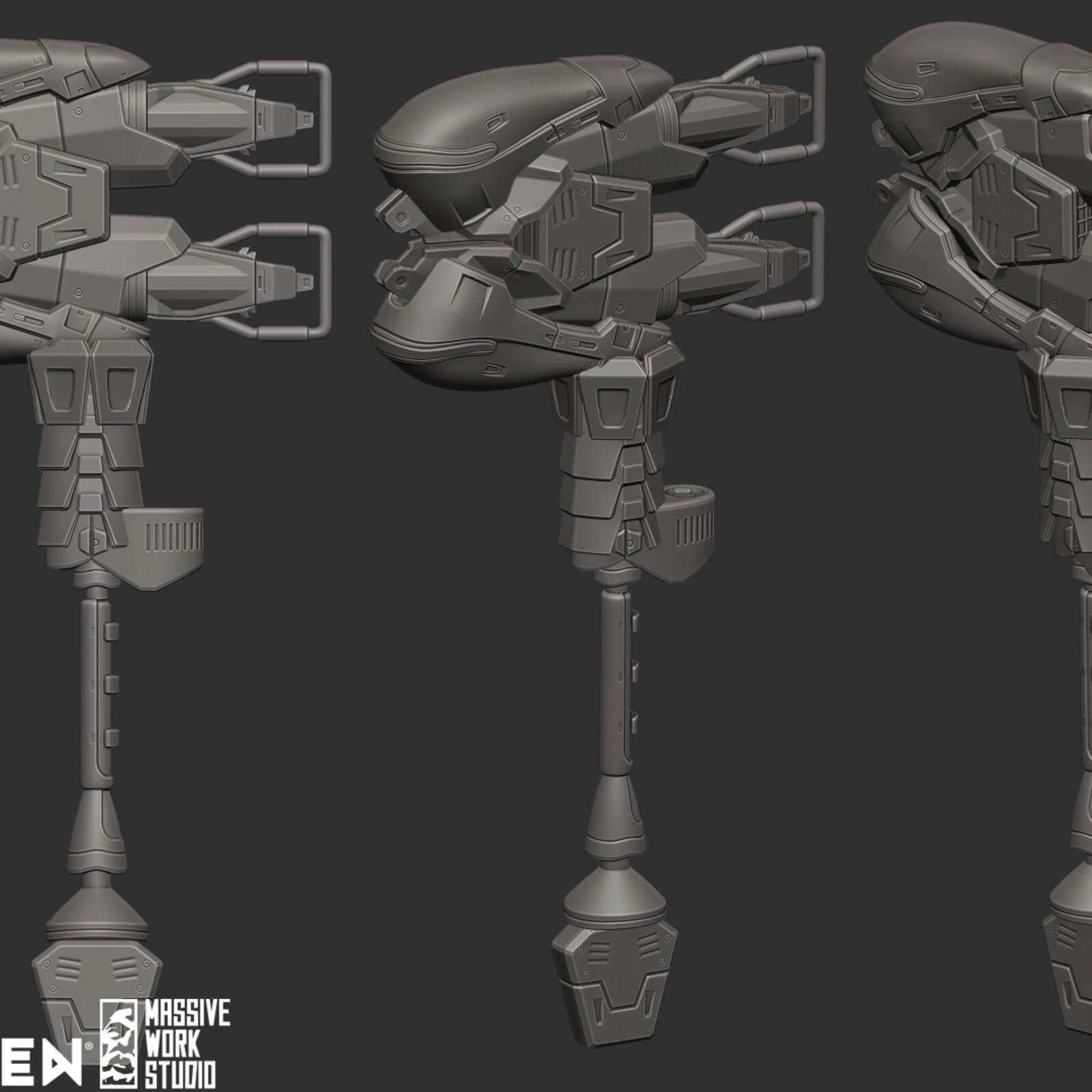ZBrush Highpoly model