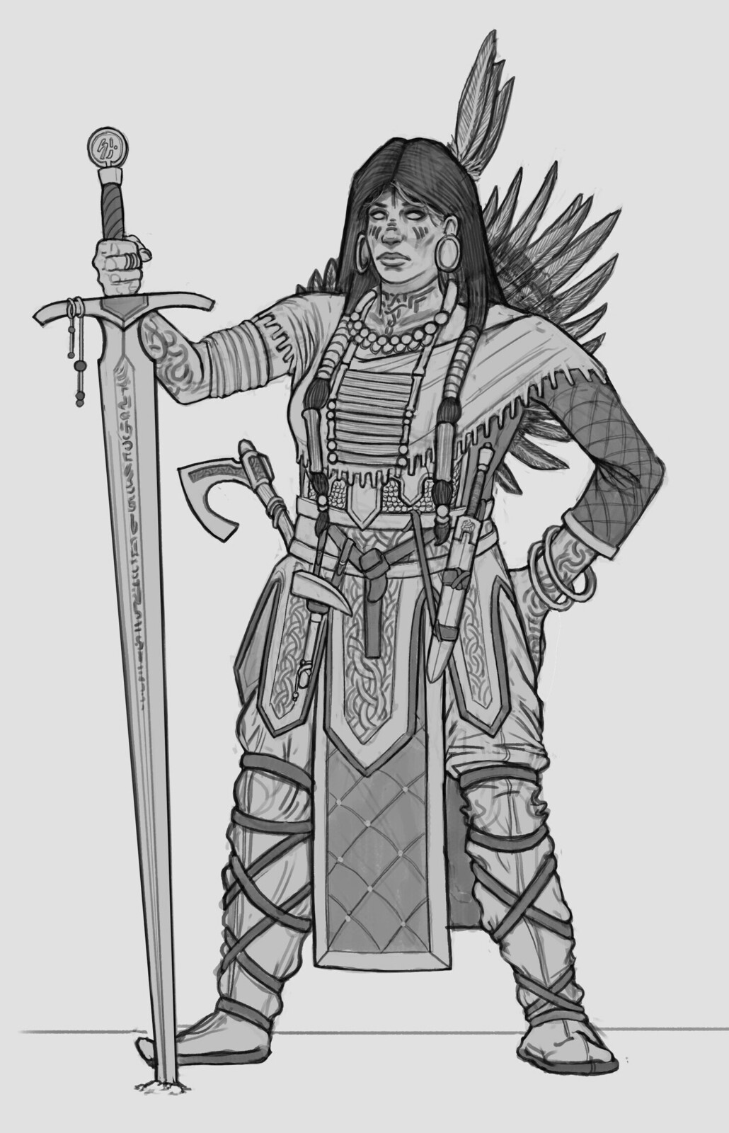 Tribe Concepts – Female Chieftain 