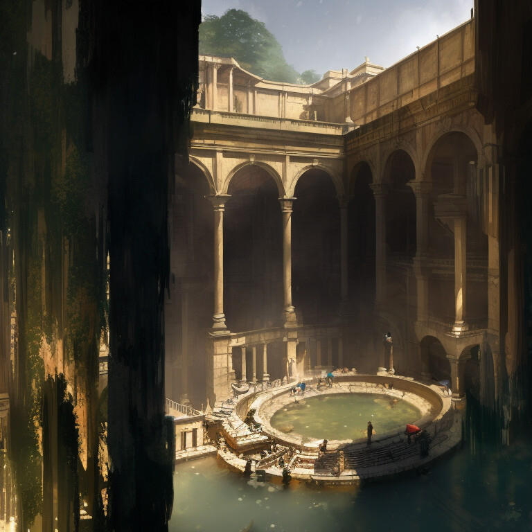 ArtStation - Roman Baths