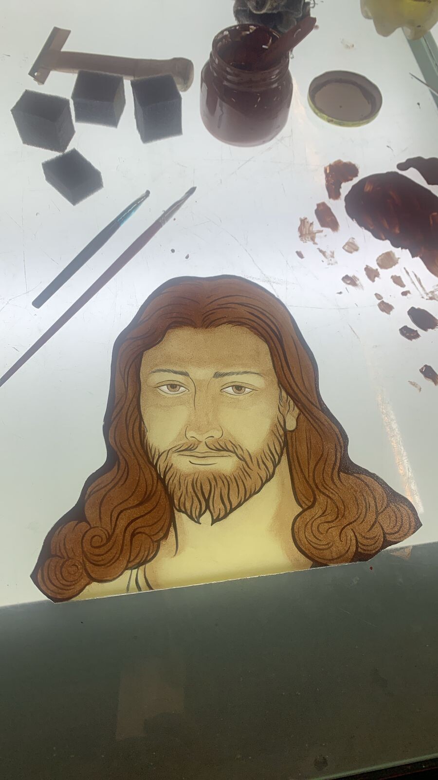 Theo Biajoni stained glass i made for churches