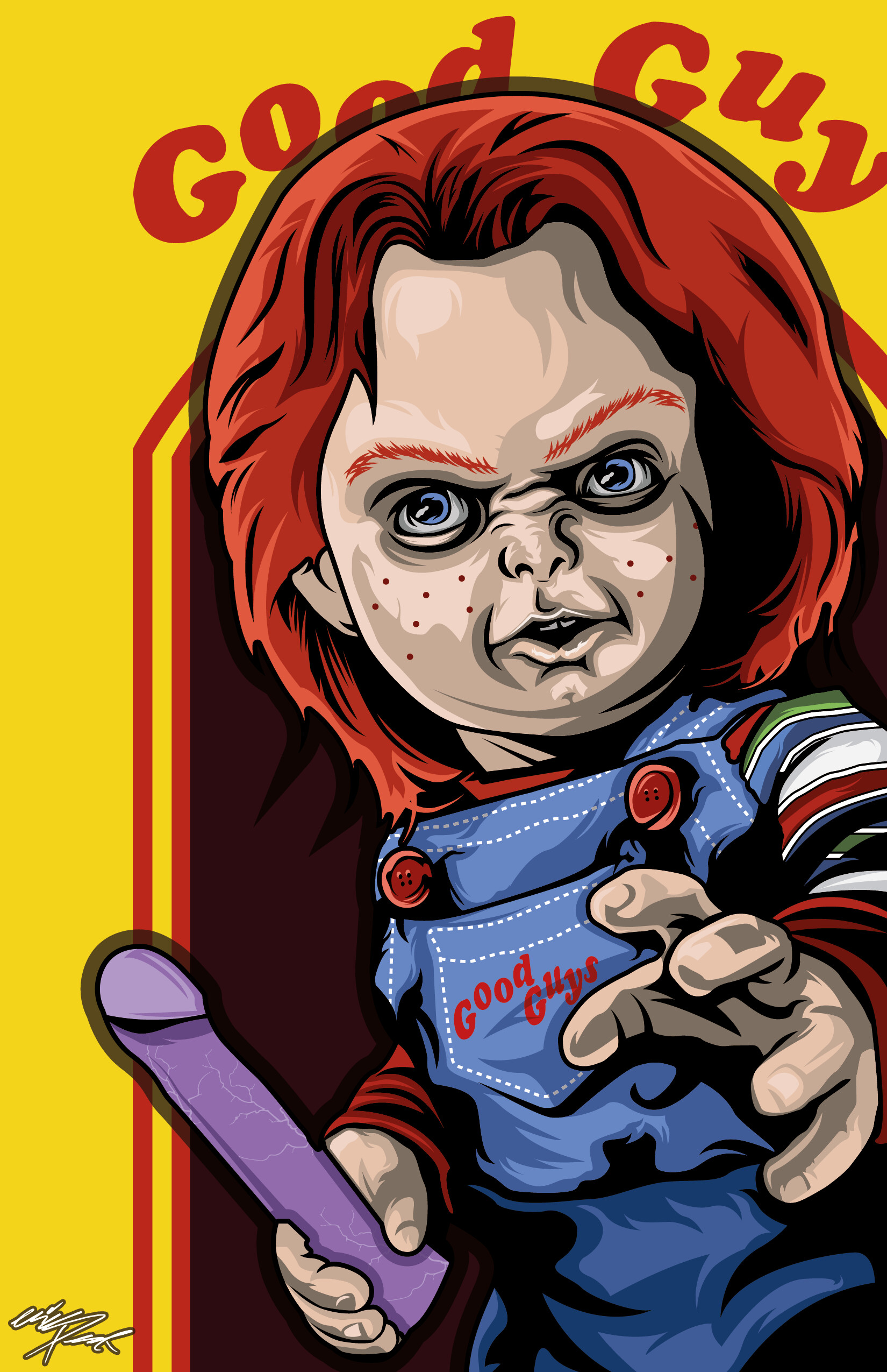 ArtStation - Chucky with a toy...?