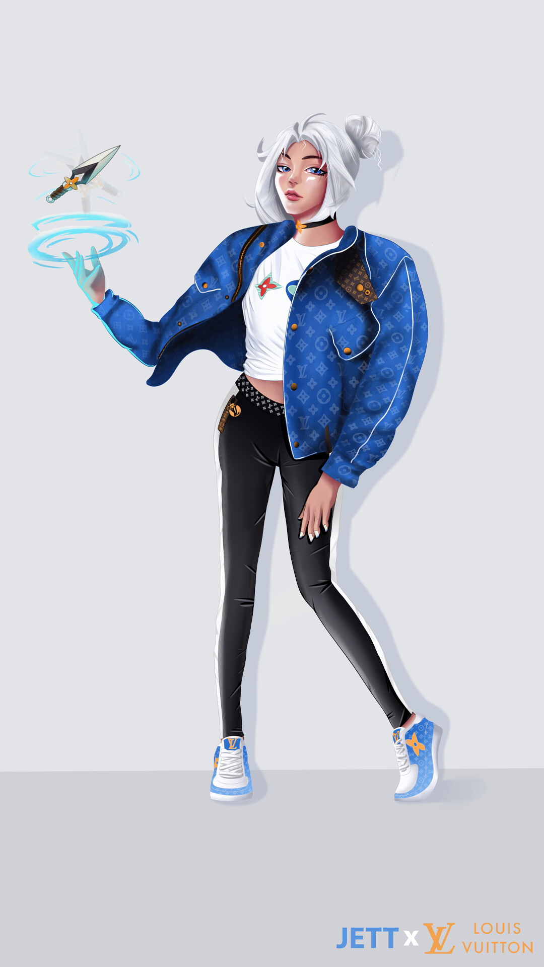 Drawing League of Legends new skin Louis Vuitton designed outfits