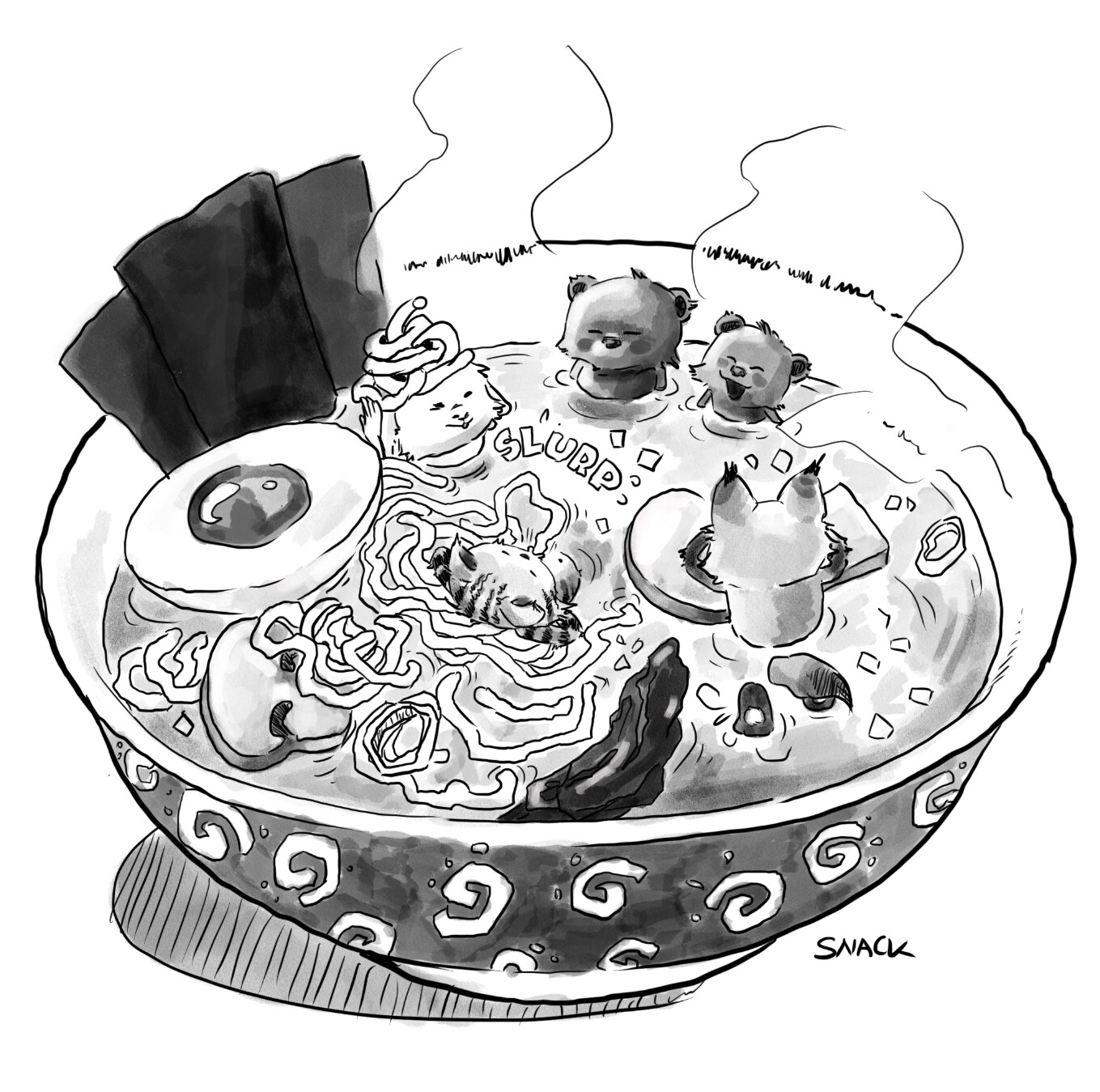 Ramen gives this warm feeling of well-being.