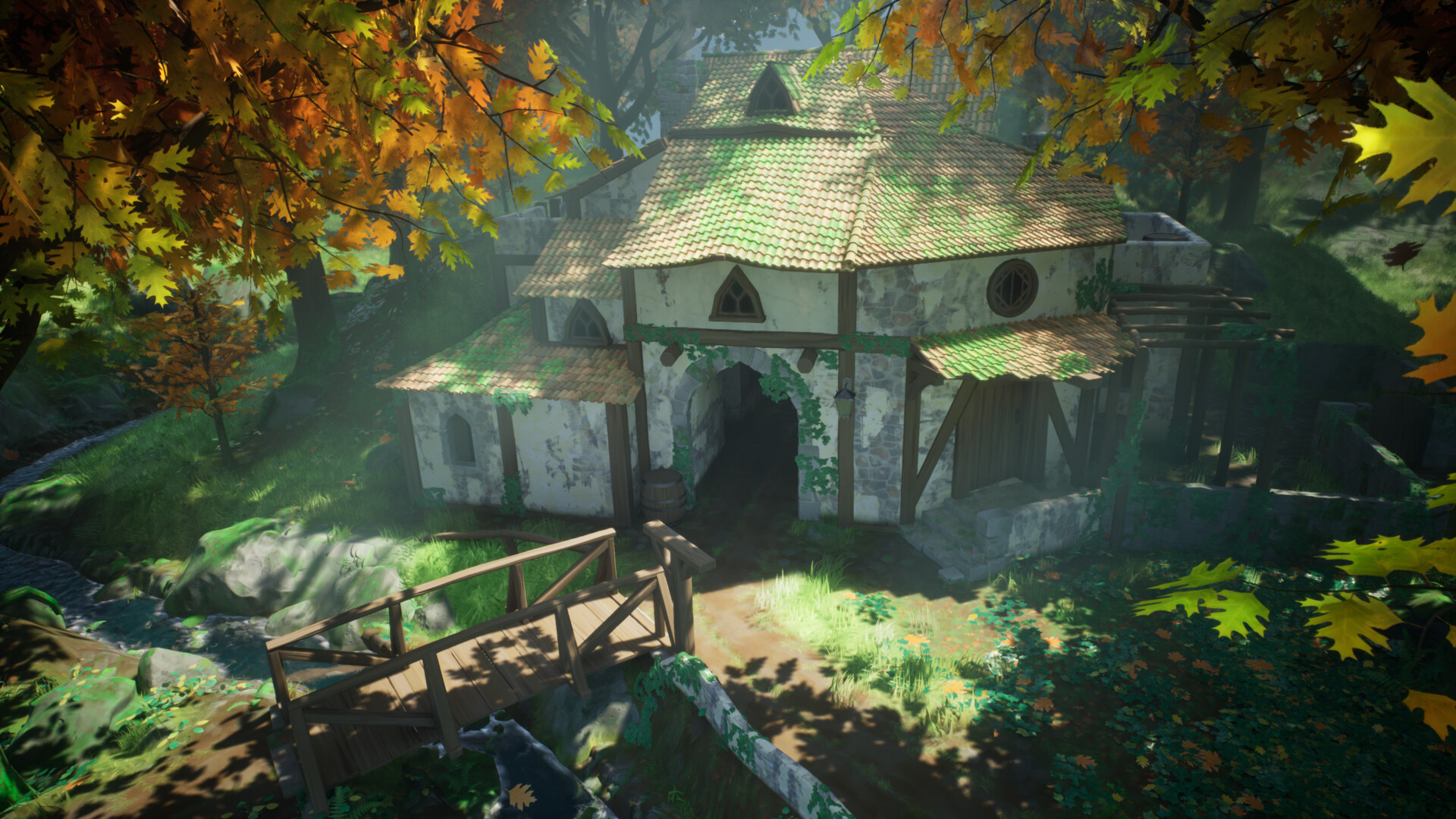 ArtStation Autumn Cottage