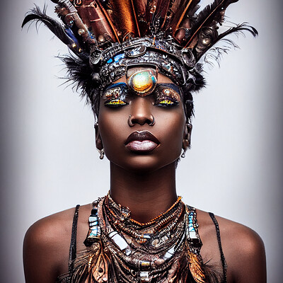 And3d and3d rusty metallic steampunk african woman portrait covered i 0dd879d0 b645 4d81 85ff 565914a985b0