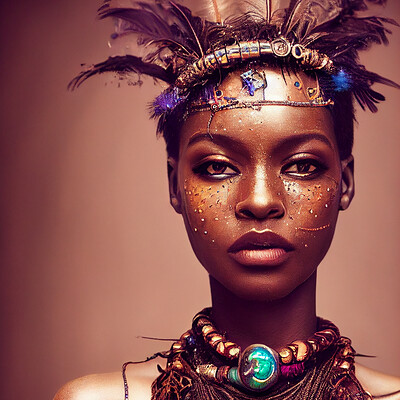 And3d and3d rusty metallic steampunk african woman portrait covered i 303c08b1 c86a 407e 88c6 09064763f480
