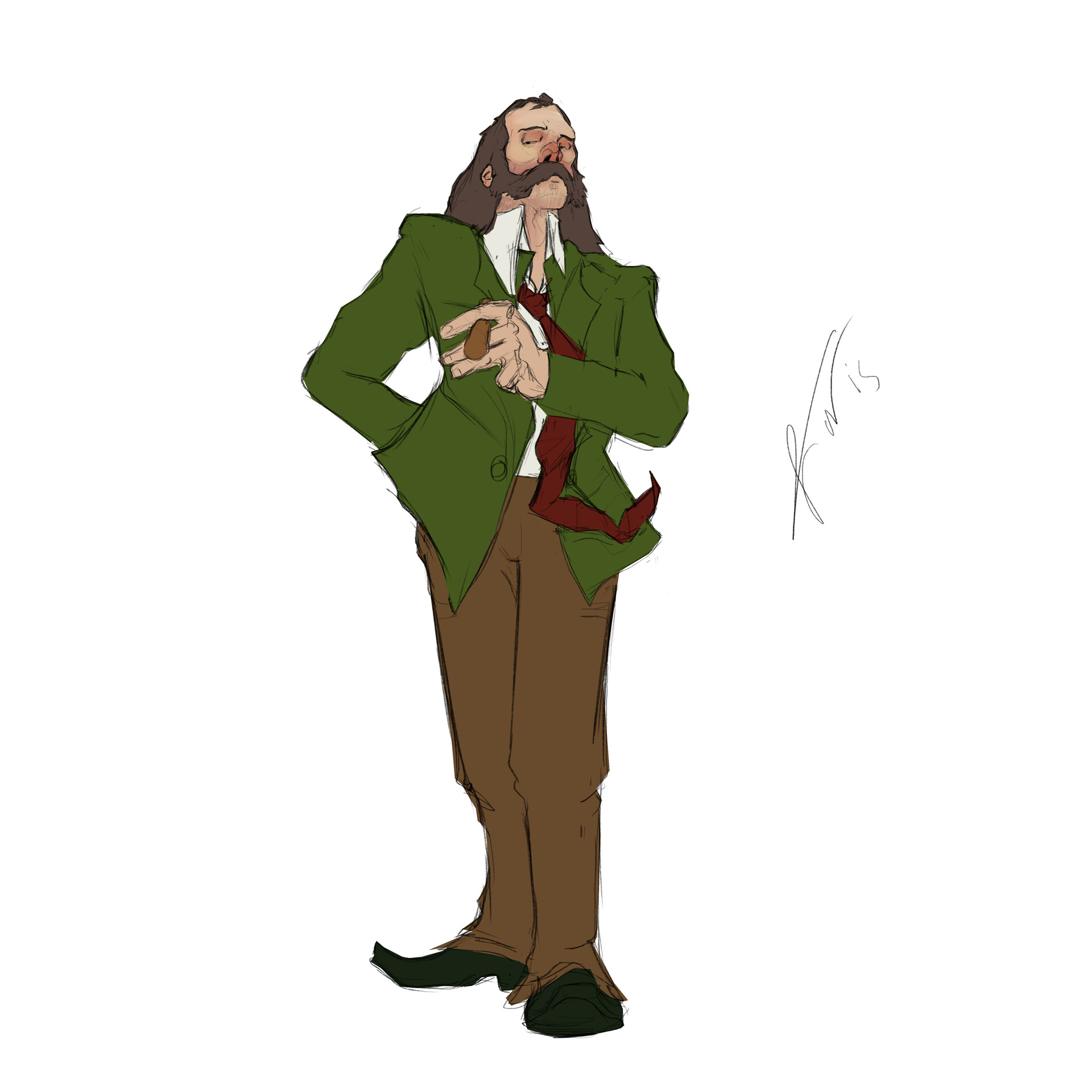 ArtStation Disco Elysium Harrier Du Bois Harry In Progress artstation-disco-elysium-harrier-du-bois-harry-in-progress