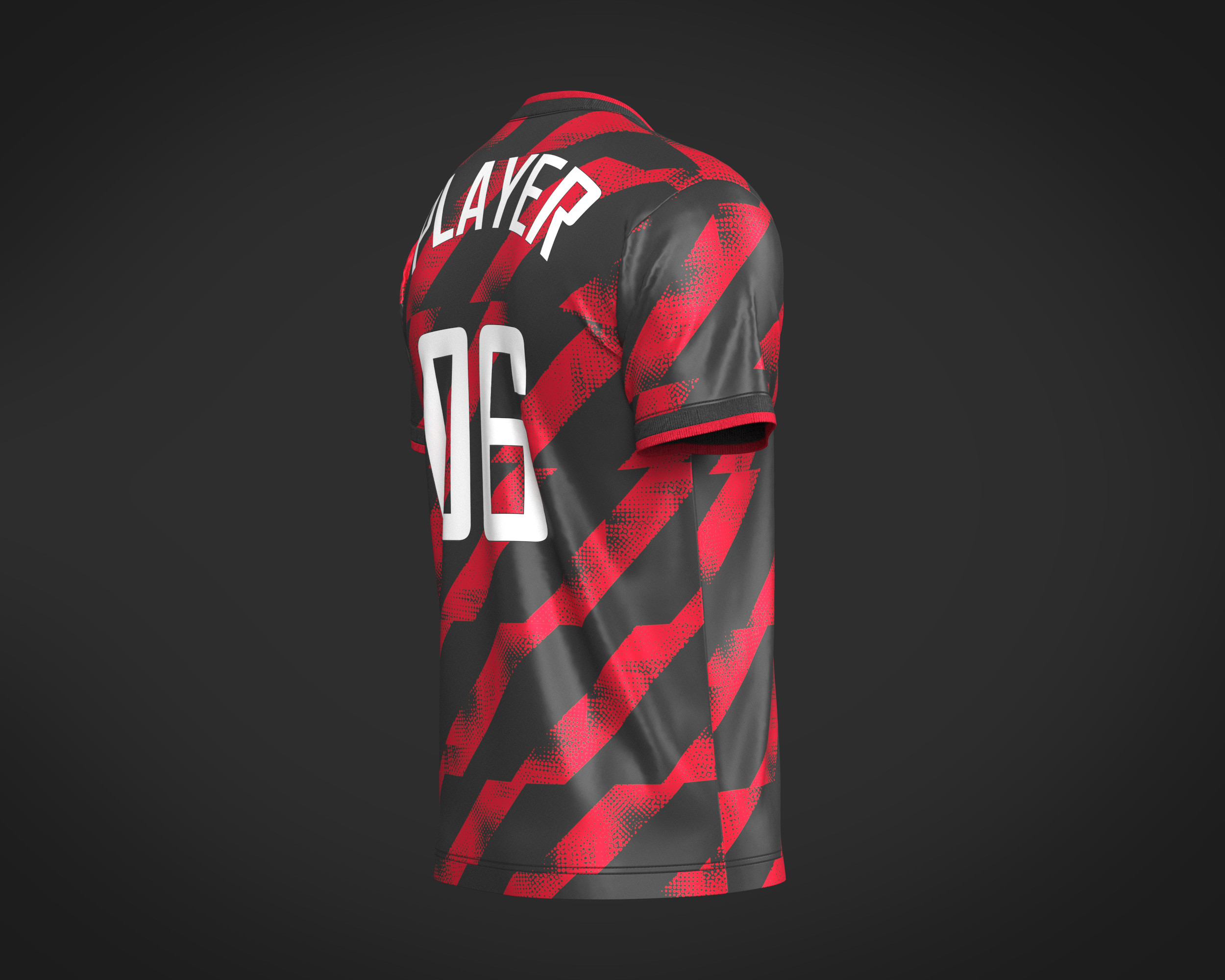 3D Soccer Football Red color Jersey Player-11 - TurboSquid 2037703