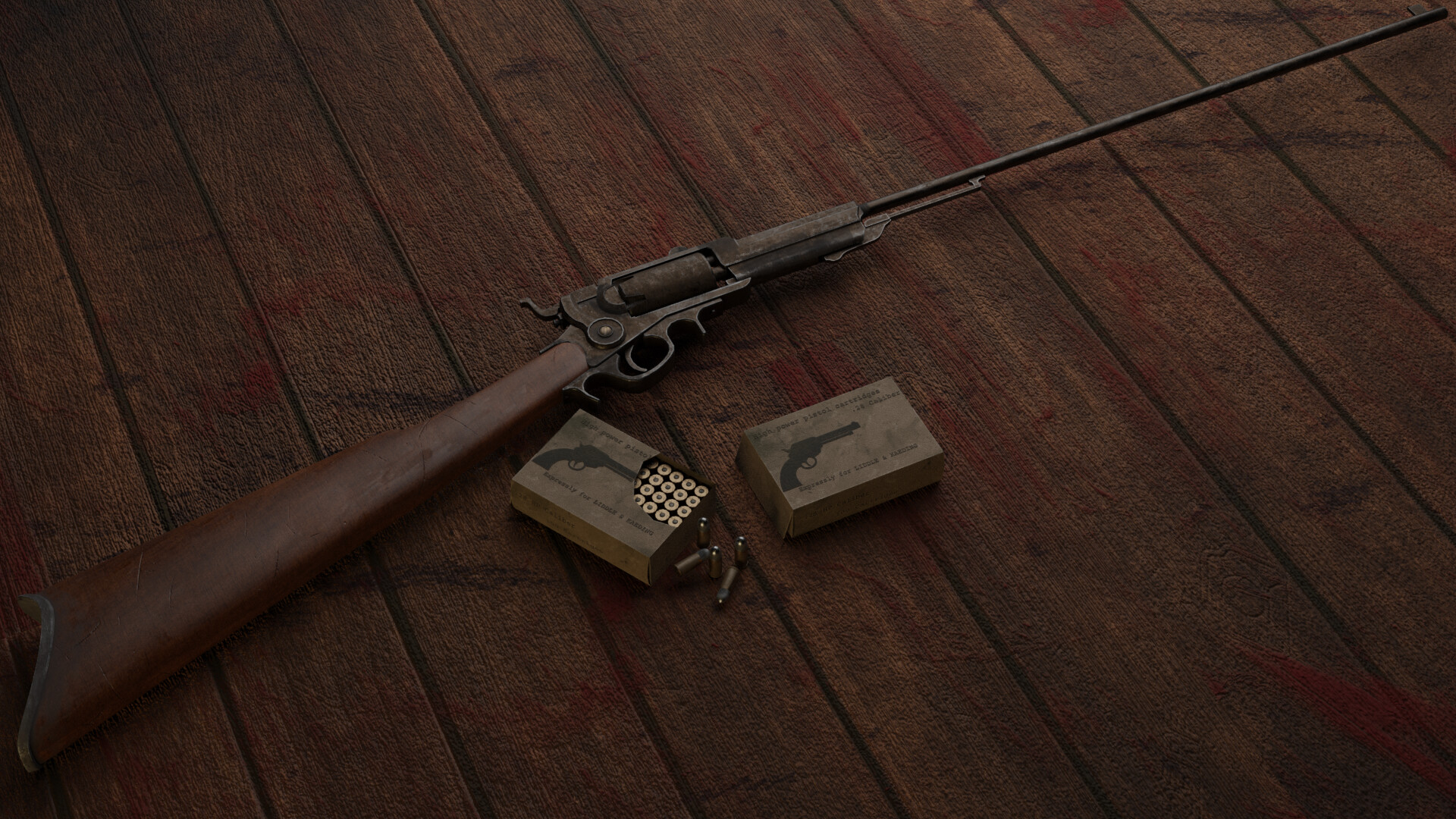 Artstation colt s new model revolving rifle