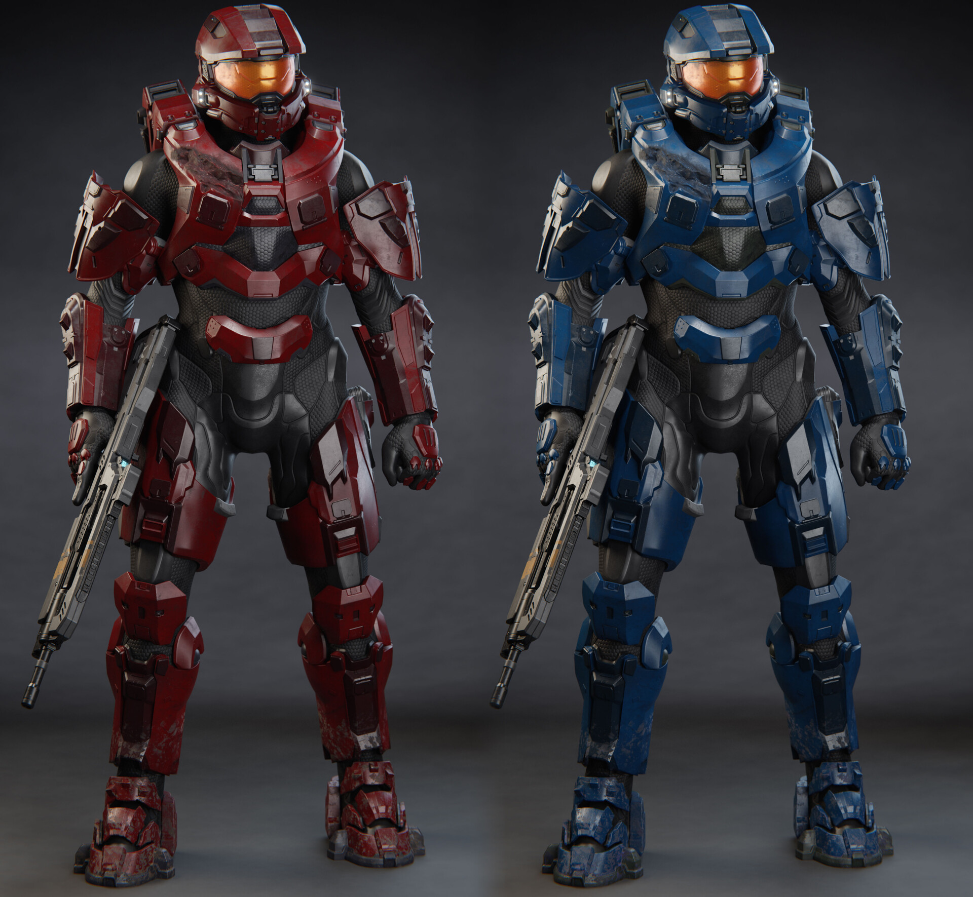 ArtStation - Halo 4 MK VI MOD Armour