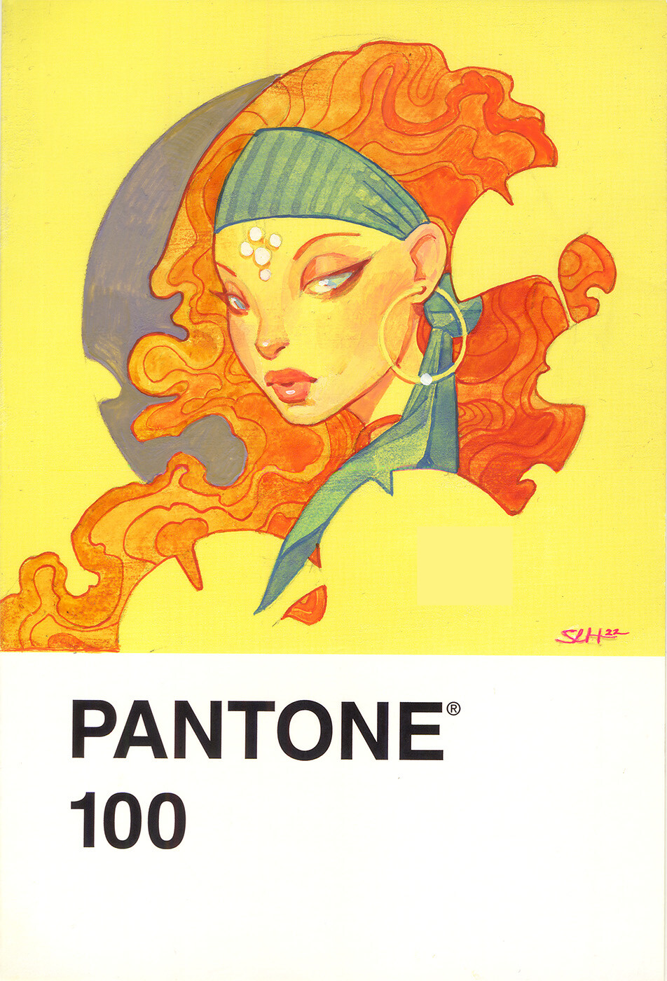 Pantone Postcard Painting Challenge 1-5 